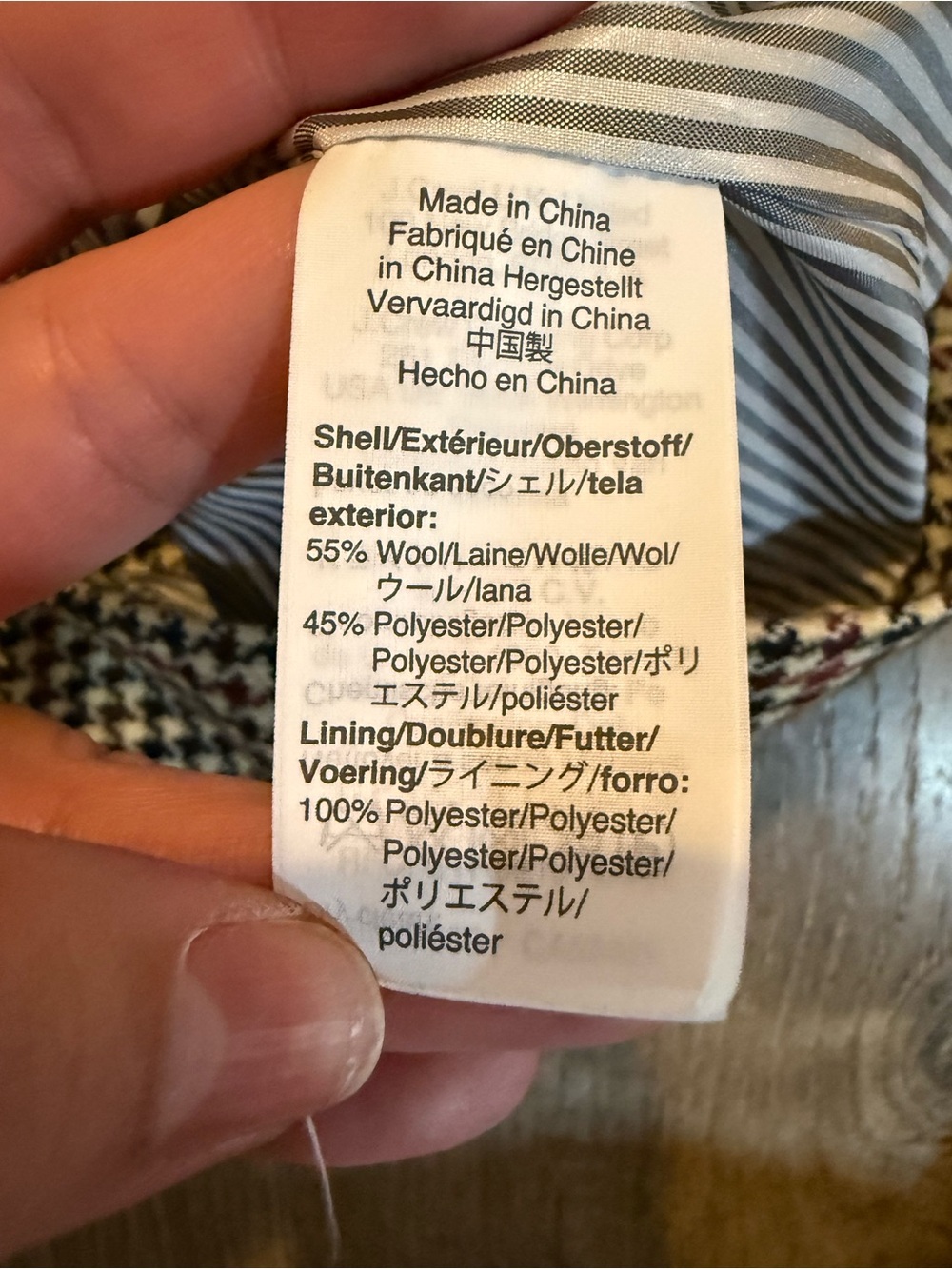 J.Crew Factory Wool-blend schoolboy blazer in houndstooth - Picture 14 of 14